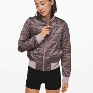 Lululemon | Non-Stop Bomber Reversible Smoky Blush Size 4